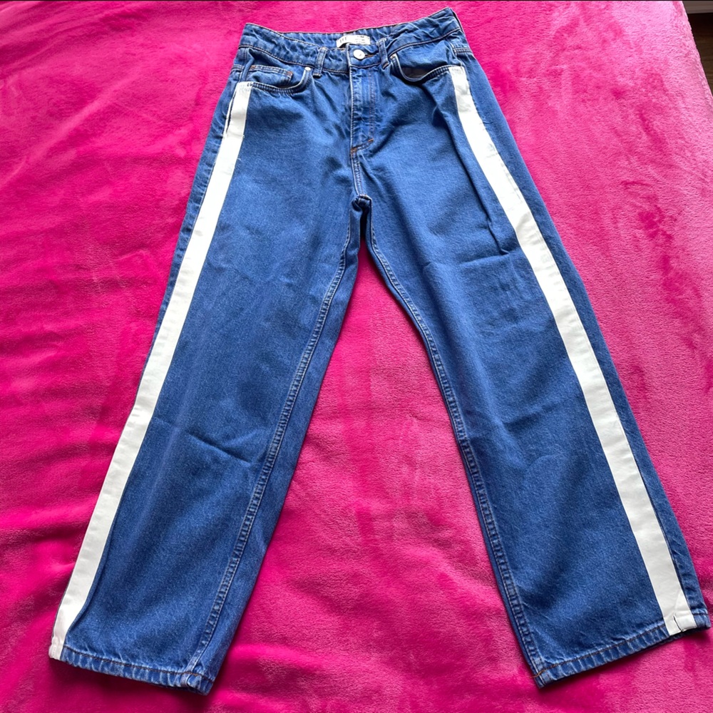 Zara Trafaluc Denims with Stripes
